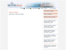 Tablet Screenshot of eger.spahotelstart.com